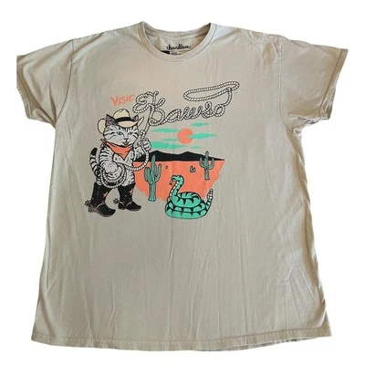 Camiseta de hombre Threadless Visit El Paso vaquero gatito. Talla XL Foto 1 de 3