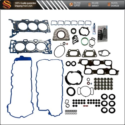 Juego completo de juntas 2010 2011 2012 2013 para Cadillac CTS 3,0 L HS26559PT Foto 1 de 4