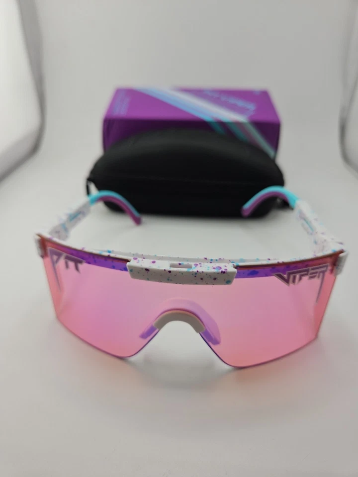 PIT VIPER The Jetski Climax Intimidator 2000 Sunglasses White/Purple Shield