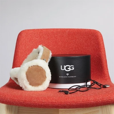 Ugg Wireless headphones earmuffs Chestnut Bluetooth RRP £110 - Image 1 of 4