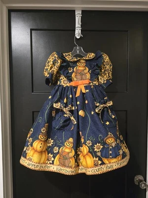 Daisy Kingdom Dress And school Dress PATCHWORK PETE Sz 4 - Image 1 of 4