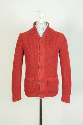 Doble RRL Polo Ralph Lauren Rojo Para Hombre Jersey Suéter Chaqueta Talla S Foto 1 de 4