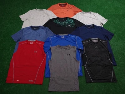 Lote de 10 camisetas ajustadas Under Armour UA HeatGear para hombre talla grande Foto 1 de 3