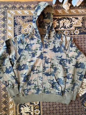 Sudadera con Capucha Y2K Marc Ecko Para Hombres XL Camuflada Grunge Patinador Gótico Calaveras Jesse Pinkman Nueva con Etiquetas Foto 1 de 4