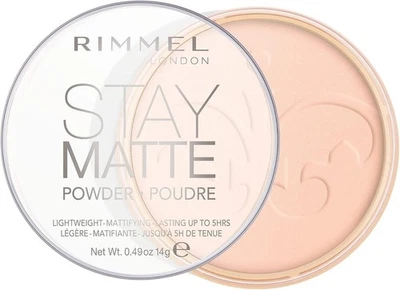 Rimmel Stay Matte Pressed Powder 14g Pink Blossom Long Lasting Shine - Image 1 of 4