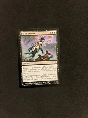 Blood Tribute [Zendikar] Magic MTG Cards LP - Image 1 of 2