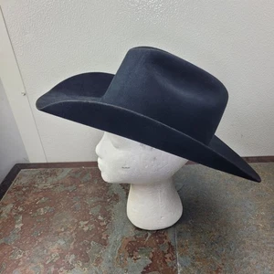 Resistol Cappello Uomo 20X Feltro Castoro Nero Taglia 56/7 Lungo Ovale - Foto 1 di 24