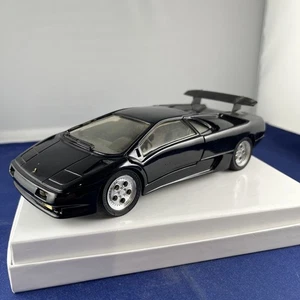 Testors Lamborghini Diablo 1:24 Diecast Toy Car Opening Doors & Hood Black - Picture 1 of 16