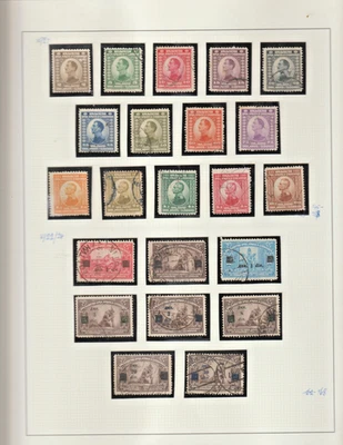 Colección Yugoslavia SHS -Reino 1921-1934 Rey Alejandro, Rey Pedro, 7 Páginas Foto 1 de 4