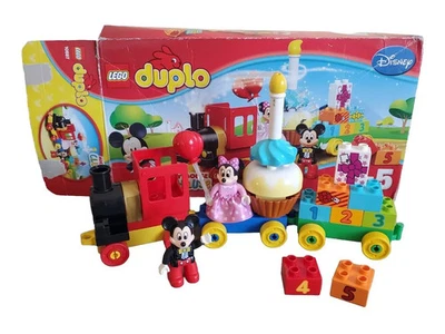 LEGO Duplo 10597 Disney Mickey Y Minnie Tren Cumpleaños – Completo + Caja TBE - Imagen 1 de 4
