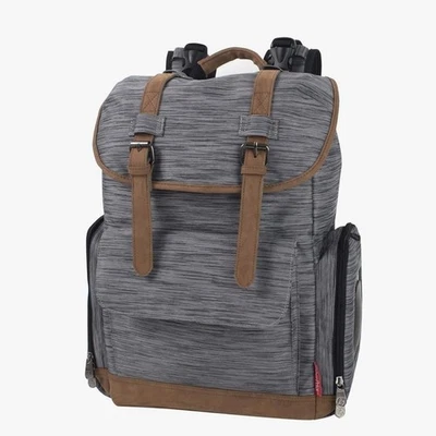 Fisher-Price 抽绳尿布袋背包带湿巾口袋,瓶隔层 — 第 1/4 张图片