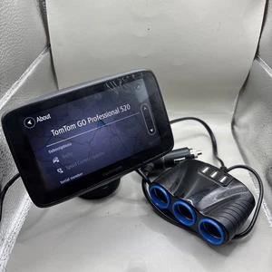 TomTom Go Professional 520 5 inch GPS Navigator For Truck Van Bus HGV Car - Picture 1 of 15