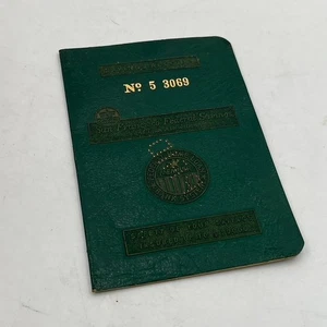 VTG San Francisco Federal Savings Bank Passbook 1960s Closed Embossed - Picture 1 of 9