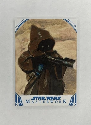 Jawa Sketch By Mike James Topps Star Wars Masterwork 1/1 - Image 1 of 2
