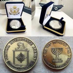 ISRAELI INTELL MOSSAD, CIA Secret Joint Counterterrorism Cooperation Coin - Bild 1 von 4