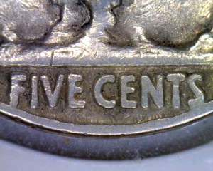 1936 P BUFFALO NICKEL DDR "FIVE CENTS" - Picture 1 of 8