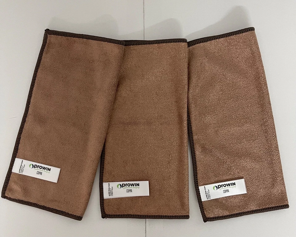 proWIN COPPA 25 cm x 25 cm, braun -- 3 Stück -- NEU -- Sonderpreis -- - Bild 1 von 1