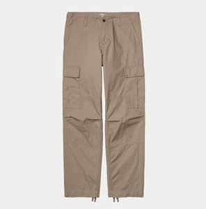 CARHARTT WIP Regular COLUMBIA Ripstop CARGO Pant Leather BEIGE M W32" L29" *NWT* - Picture 1 of 11