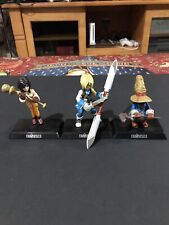 2000 Final Fantasy IX 9 Zidane, Vivi, Garnet Extra Soldier Figure Bandai Square