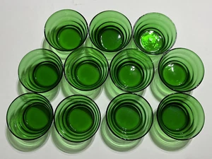 1 1 Vintage Anchor Hocking Smaragd Wald grün Glas Wüste Pudding Tassen 7 Unzen Set - Bild 1 von 4