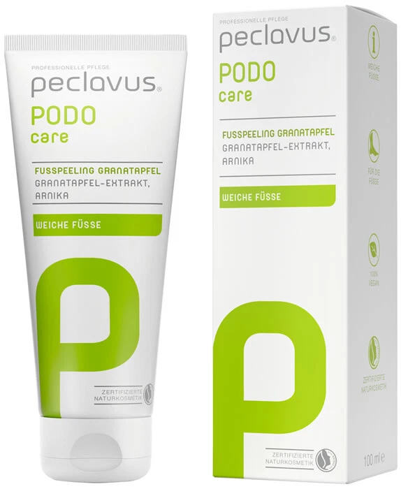 HELLMUT RUCK GMBH PECLAVUS PODOcare Fußpeeling Granatapfel 100ml