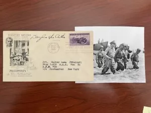 DOUGLAS MACARTHUR SIGNED FIRST DAY COVER, MEDAL OF HONOR, WWII, PHILIPPINES - Picture 1 of 2