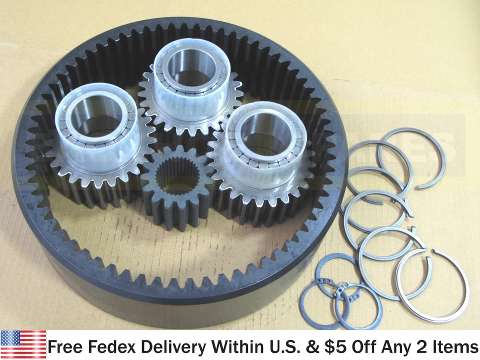 JCB PARTS - HUB GEAR SET COMPLETE (450/10205 450/10206 454/07401 907/50200) - Image 1 of 1