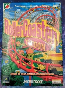 Roller Coaster Tycoon 1999 Italian edition new sealed VGA UKG ready big box - Picture 1 of 7