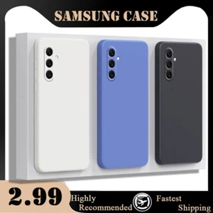For Samsung Galaxy S25 S24 A54 A14 S23 S22 S24 Liquid Silicone Soft Case Cover - Picture 1 of 20