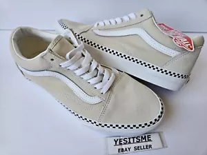 Vans Old Skool Checkerboard Foxing Sneakers Mens Sz 6.5/ Women's Sz 8 - Picture 1 of 11