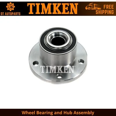 Conjunto de cojinete de rueda y buje delantero Timken para Volvo S60 Cross Country 2016-18 Foto 1 de 4
