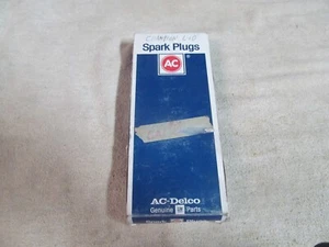 (8) NEW AC DELCO SPARK PLUGS, PART NUMBER 46F, IN THE ORIGINAL BOX. - Picture 1 of 7