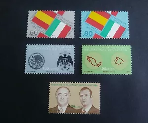 SELLOS MÉXICO MNH 1977 RESTABLECIMIENTO RELACIONES DIPLOMÁTICAS CON ESPAÑA - Imagen 1 de 1