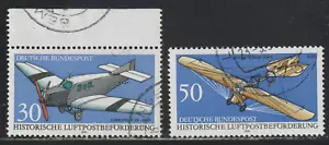 Germany 1991 SC# 1638 - 1639 - Historic Aircraft - Used Lot # 141 - Picture 1 of 2
