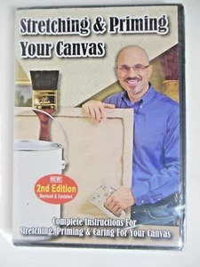 Nuovo DVD ""Stretching & Priming Your Canvas"" 2a edizione con Larry Withers - Foto 1 di 2