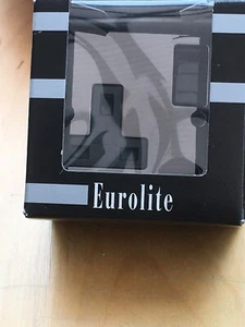 Eurolight BN1SOB 1 Gang 13amp DP switched socket Black nickel - Picture 1 of 3