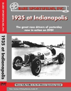 1935 Indianapolis 500, Kelly Petillo, Wilbur Shaw, Ted Horn, Harry Miller DVD! - Picture 1 of 11