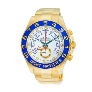 ROLEX 18K Yellow Gold 44mm Yacht-Master II 116688 Warranty Box MINTY - Picture 1 of 6