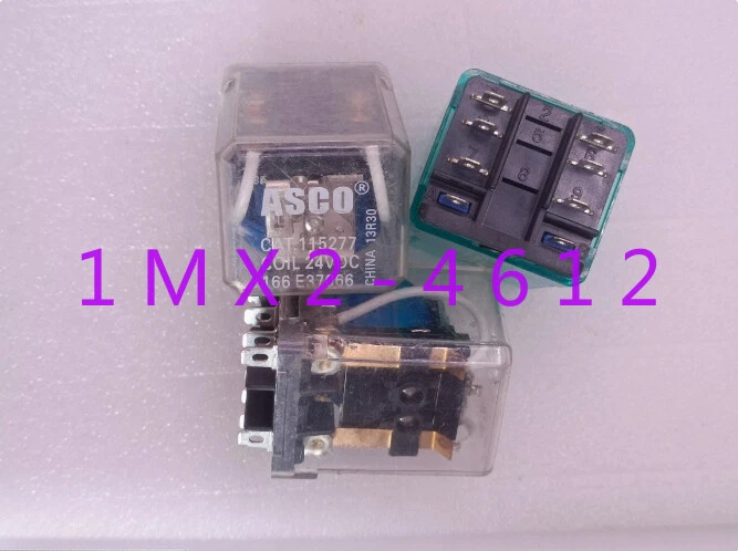 1pc used  ASCO  CAT 115277 COIL 24VDC 166E37066 eight-pin     - Image 1 of 1