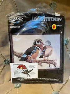 Charmin/Janlynn #48-16 Longstitch/Crewel Kit - Wood Ducks - 16"x12" - Picture 1 of 7