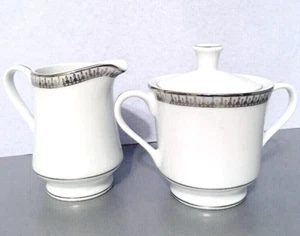Gorham Lady Anne Signature Sugar Bowl & Creamer Platinum 1ª calidad Nuevo SIN CAJA - Imagen 1 de 2