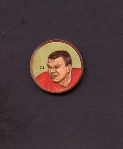 Moneda Nalley's CFL 1963 # 74 Milton Crain Montreal Alouettes sp impresión corta - Imagen 1 de 2