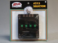 Atlas Ho Selector operate & control 2 trains couples track controler atl 215 New