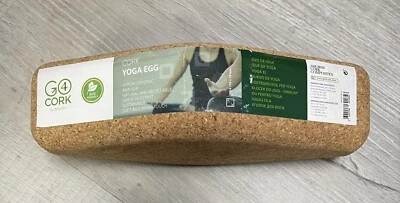 Bloque de huevos de yoga de corcho Amorim - ovalado | 11 x 4 x 3" | Forma única para un agarre cómodo Foto 1 de 4