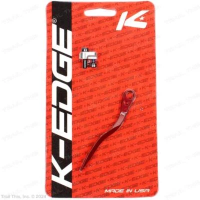 K-Edge Road Chain Catcher Alloy Frame Protector for Braze-on Derailleur - Red - Image 1 of 3