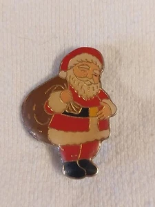 Vintage Cloisonne/Enamel Santa Claus Collector Pin/Brooch - Picture 1 of 4