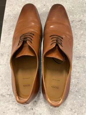 Мокасины HUGO BOSS, мод. Driver_Mocc_lthwc, размер ЕС 42 / США 9, Rust/Cooper - Изображение 1 из 4