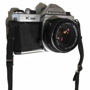 PENTAX ASAHI K1000 35mm Film Camera with 50mm f/2 Pentax-A Lens - Tested - Great - Picture 1 of 14