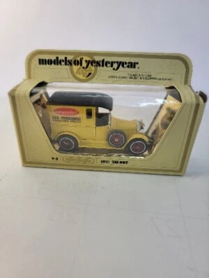 RareCode 2 Matchbox Antaño Y5 1927 Talbot Van Langendorf Pan Antiguo Moda Foto 1 de 2