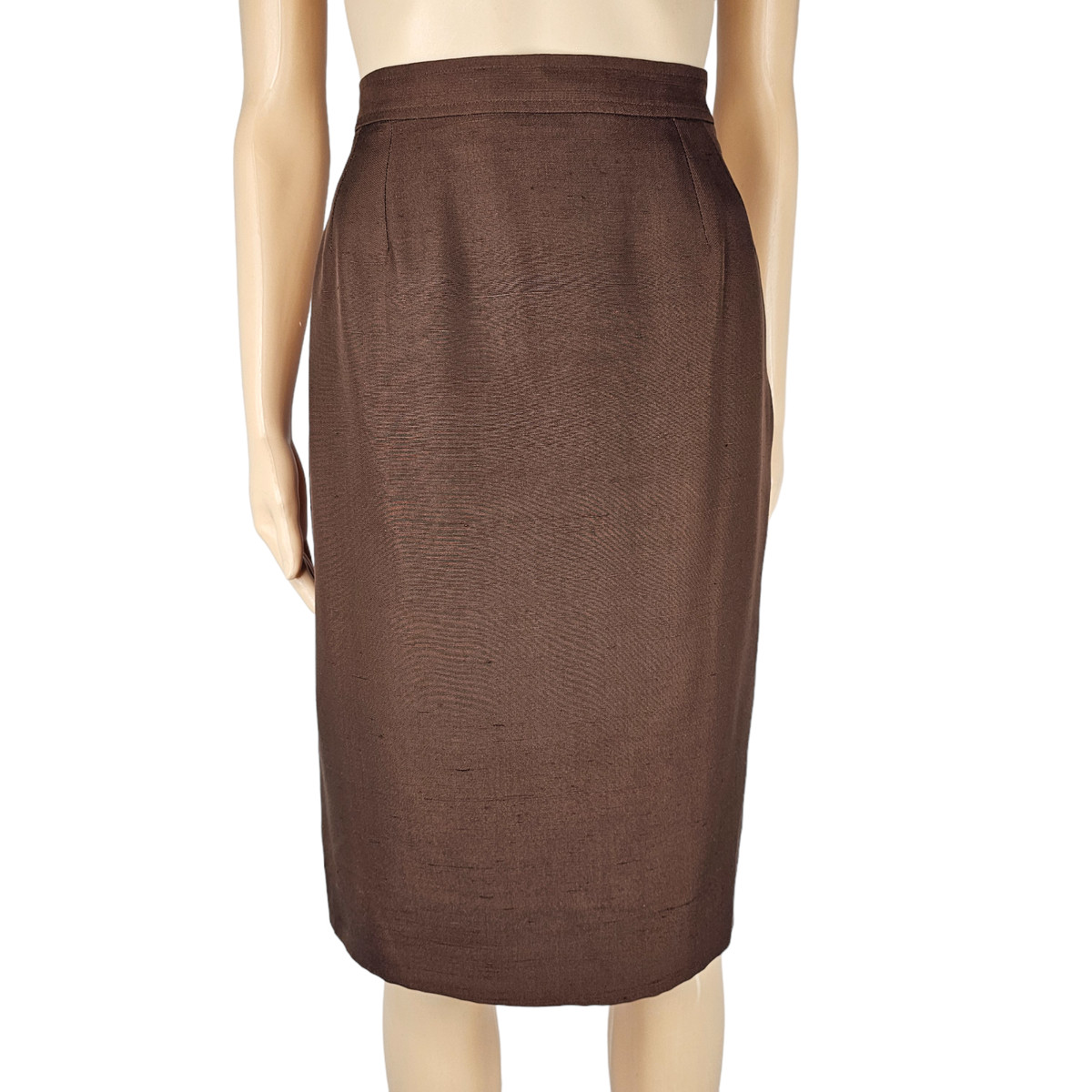 【関税・送料込み】SAINT LAURENT SKIRTS BEIGE SILK SKIRT P00776629.jpg